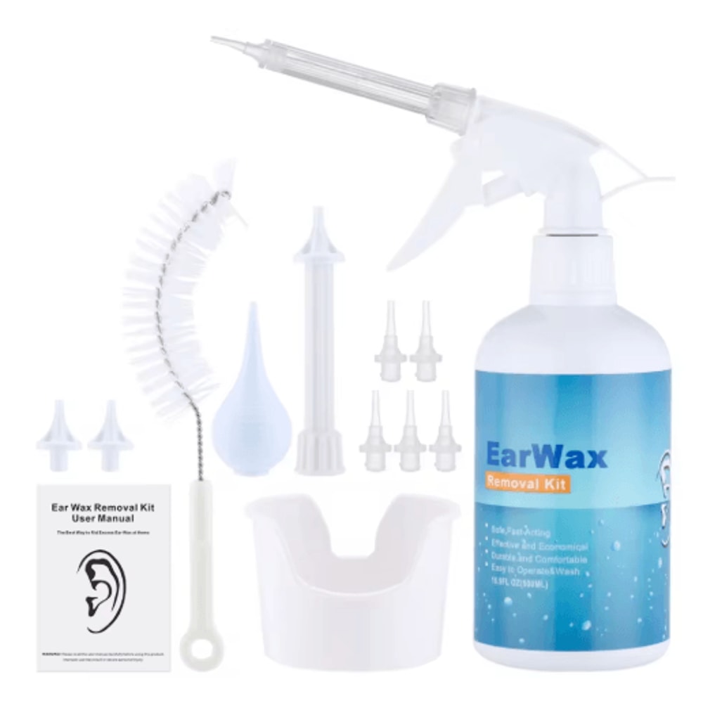 Electric Ear Irrigation Cleaner Kit Safe Ear Wax Removal System For Gentle Effective Cleaning 2