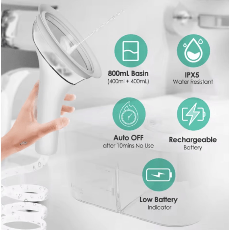 Electric Ear Irrigation Cleaner Kit Safe Ear Wax Removal System For Gentle Effective Cleaning 5