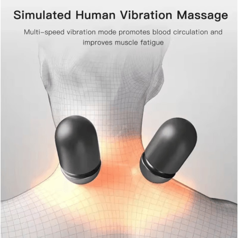 Electric Neck Traction Pillow Massager With Heat Ergonomic Neck Massager Pillow For Cervical Relie 7