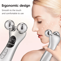 microcurrent facial roller massager – lifting facial slimming device for firming & skin tightening