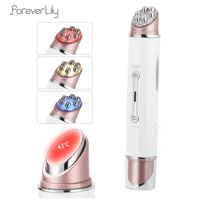 LED Photon Therapy Face Eye Massager Advanced EMS Face Massager For Lifting Firming Skin Renewal 6