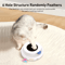 ROJECO 2in1 Interactive Cat Toy Set Smart Automatic Cat Toy With Feather Rolling Ball 6