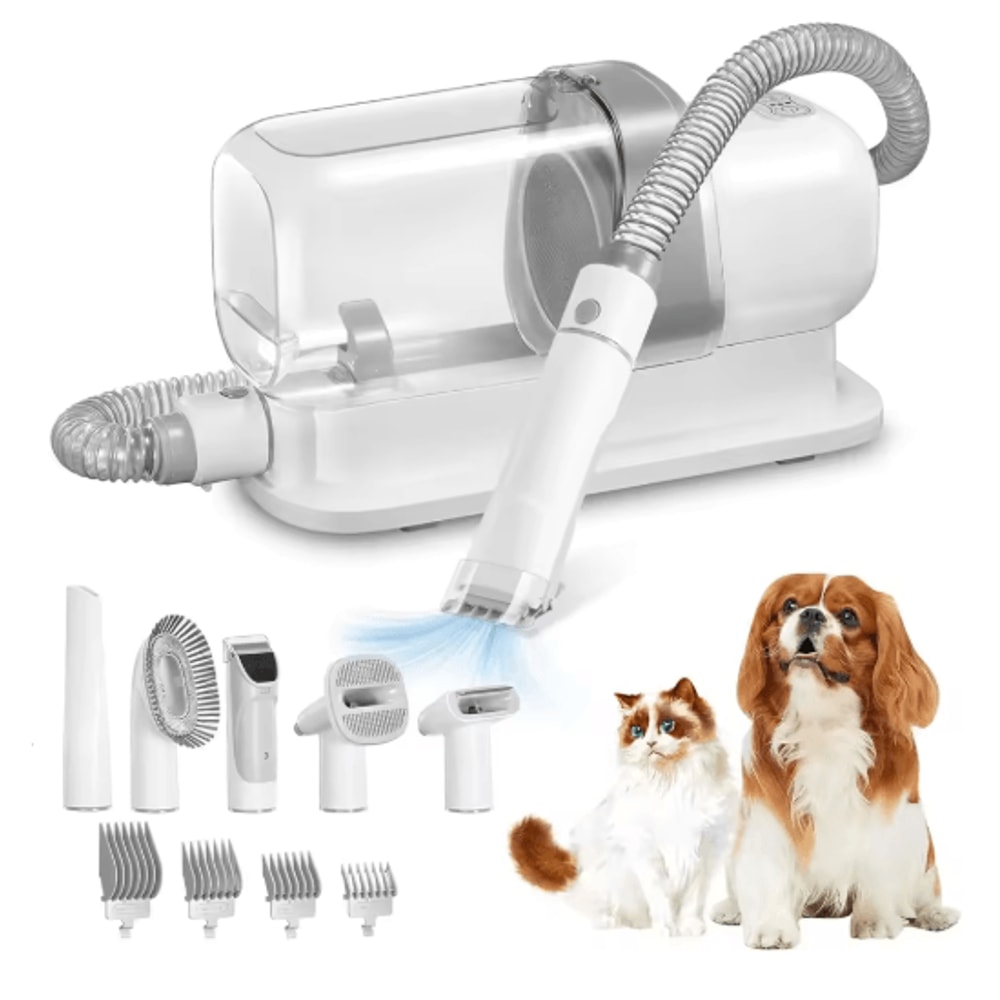 Pet Grooming Vacuum Kit With 23L Dust Cup Powerful Pet Grooming Vacuum For Clean ShedFree Homes 1