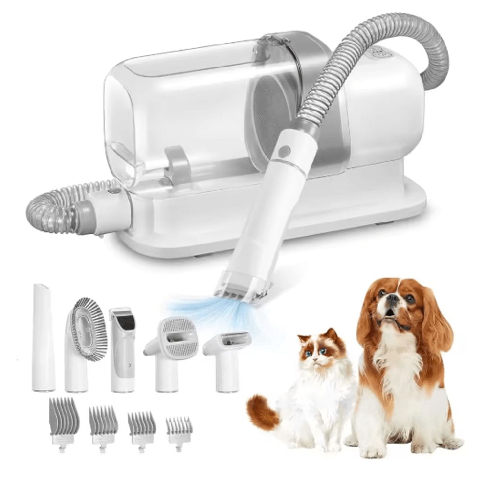 Pet Grooming Vacuum Kit With 23L Dust Cup Powerful Pet Grooming Vacuum For Clean ShedFree Homes 2