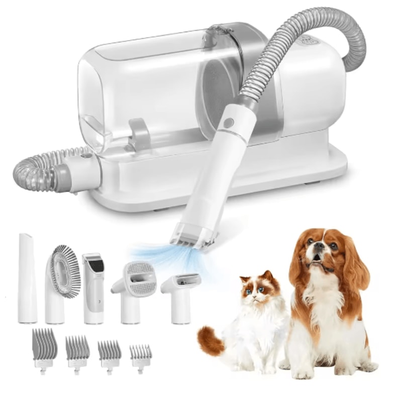 Pet Grooming Vacuum Kit With 23L Dust Cup Powerful Pet Grooming Vacuum For Clean ShedFree Homes 3