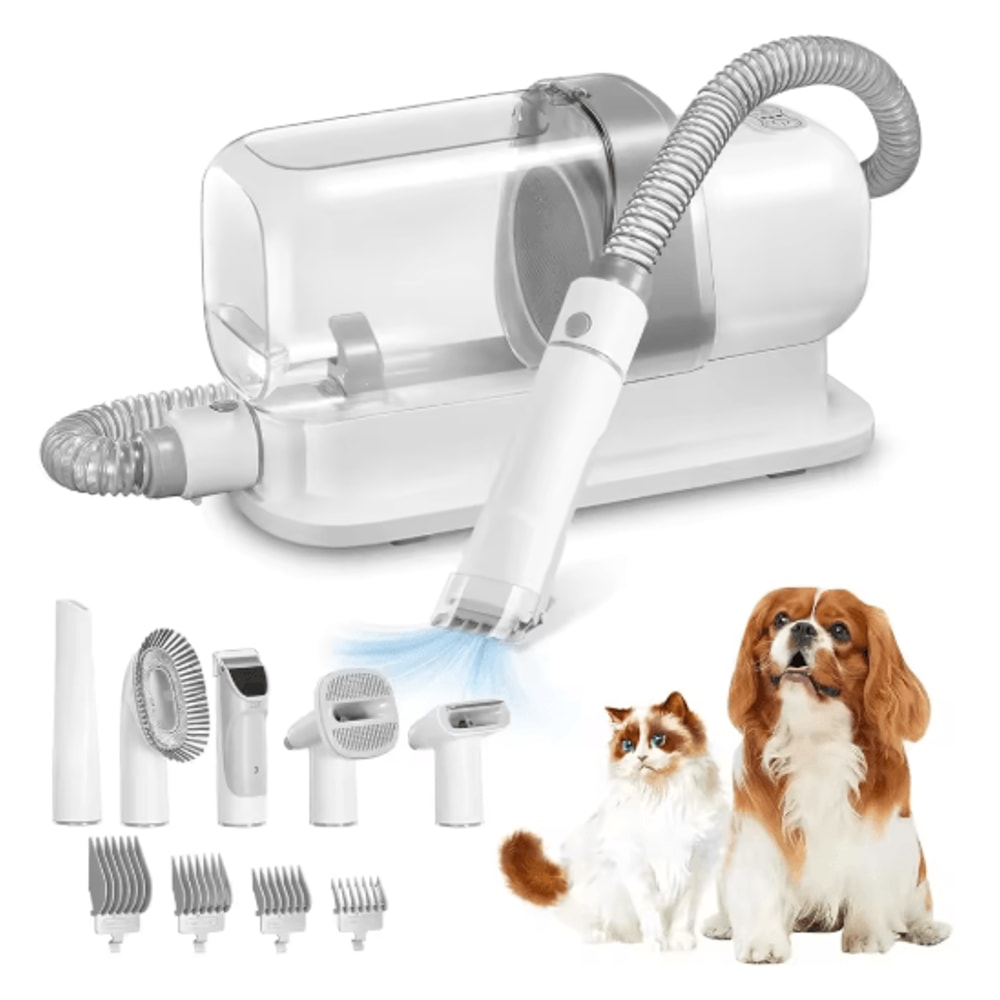 Pet Grooming Vacuum Kit With 23L Dust Cup Powerful Pet Grooming Vacuum For Clean ShedFree Homes 4