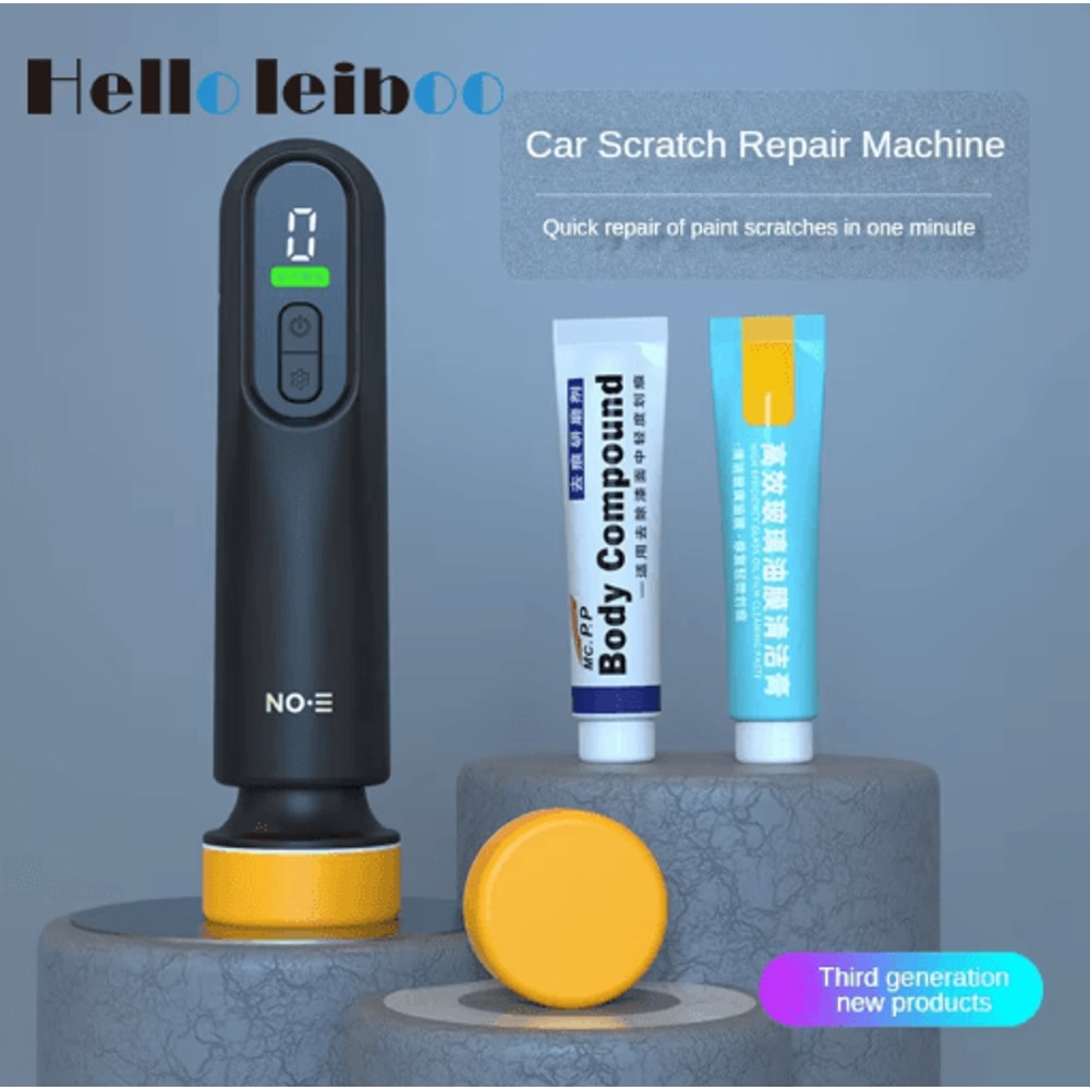LEIBOO Cordless Car Polisher 12000RPM High Speed Car Polishing Machine For Scratch Repair Shine 6