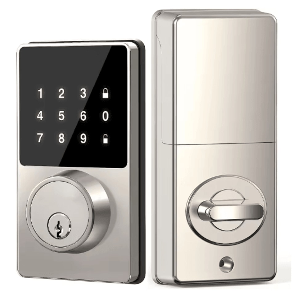 Smart Keyless Door Lock With Touchscreen App Controlled Keyless Entry Door Lock With 50 User Codes 1