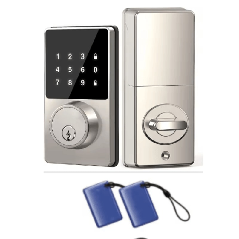 Smart Keyless Door Lock With Touchscreen App Controlled Keyless Entry Door Lock With 50 User Codes 3