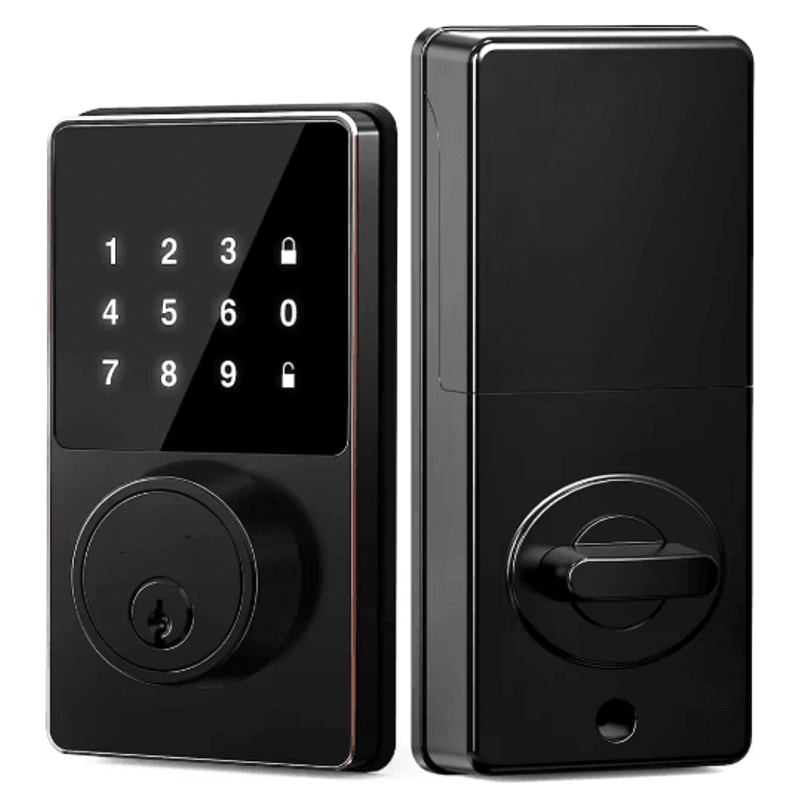 Smart Keyless Door Lock With Touchscreen App Controlled Keyless Entry Door Lock With 50 User Codes 4