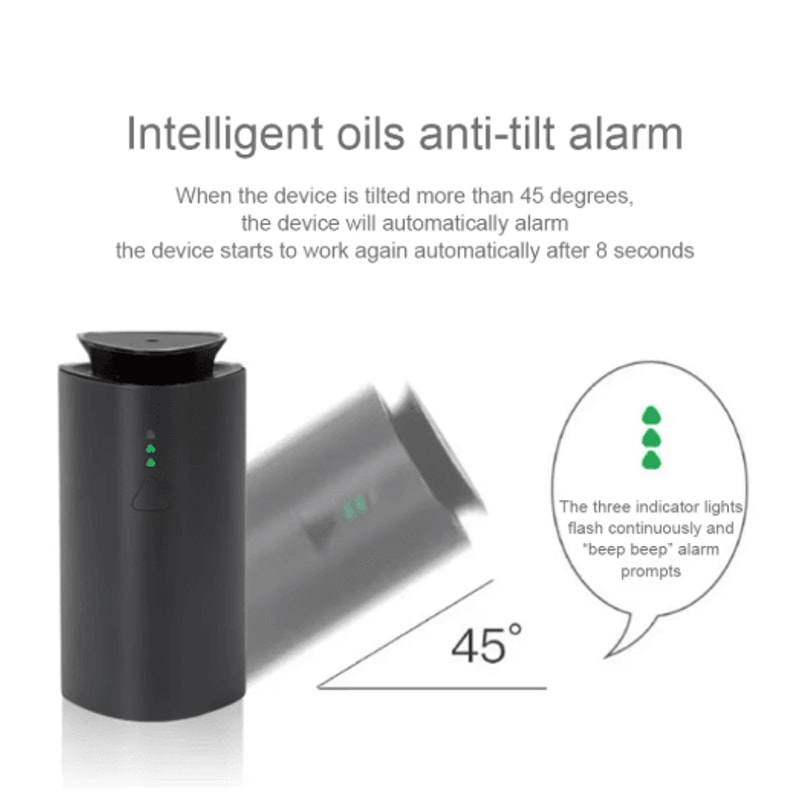 NAMSTE Car Aroma Diffuser Humidifier USB Rechargeable Car Diffuser Humidifier For Fresh Air Relaxa 3