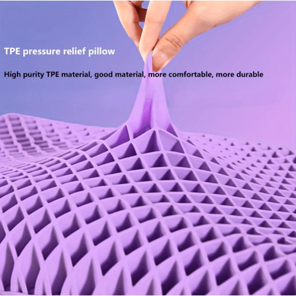 Zero Pressure Cervical Neck Pillow Breathable Cervical Neck Pillow With Washable TPE Air Layer 5
