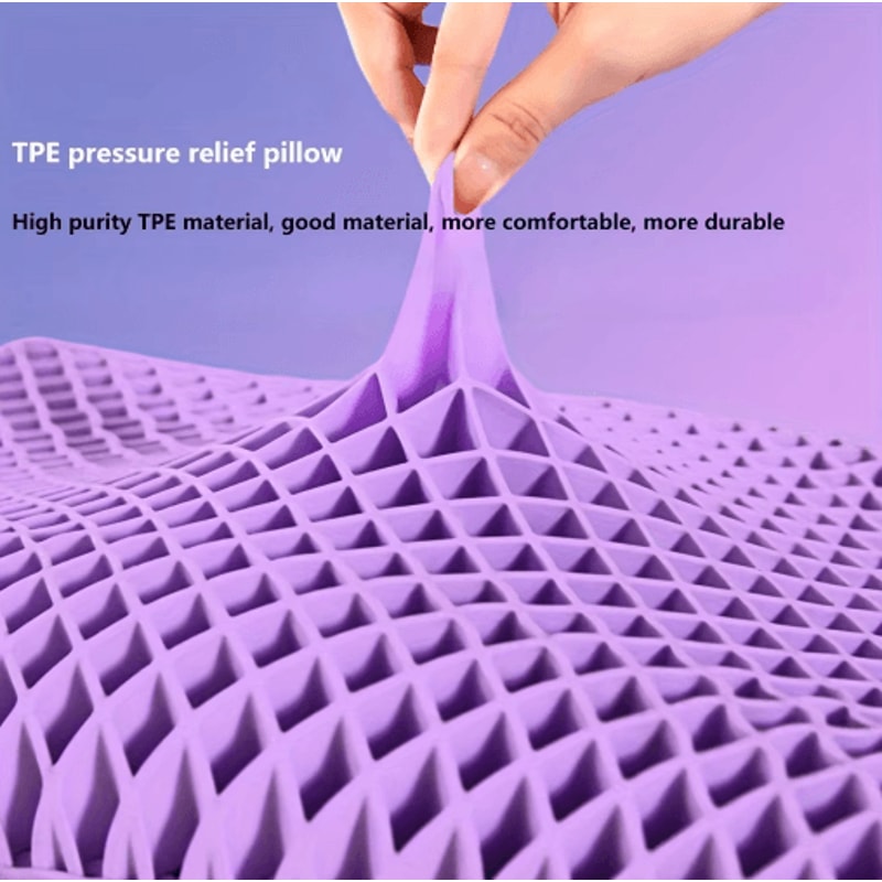 Zero Pressure Cervical Neck Pillow Breathable Cervical Neck Pillow With Washable TPE Air Layer 5