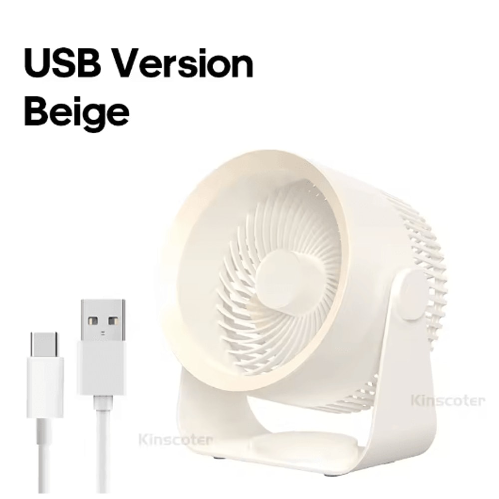 KINSCOTER Wireless Air Circulator Fan Quiet Portable Cooling Fan For Home Desk Wall Use 4