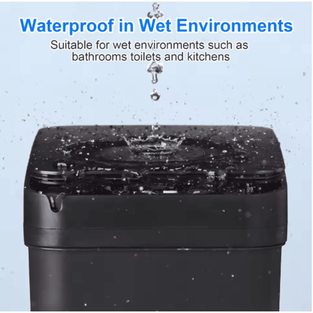 2 Pack 12L Automatic Trash Can Slim Touchless Trash Can With Motion Sensor Lid 4