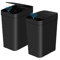 2 Pack 12L Automatic Trash Can Slim Touchless Trash Can With Motion Sensor Lid 0