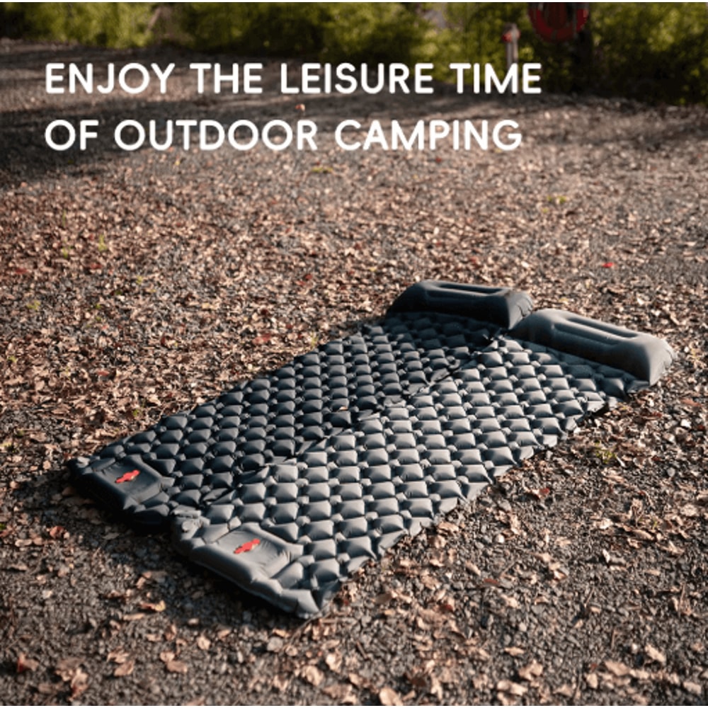 TARKA Inflatable Camping Sleeping Pad With Pillow Lightweight Camping Air Mattress For Hiking Outd 6