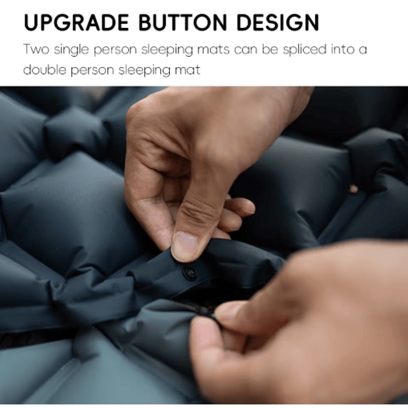 TARKA Inflatable Camping Sleeping Pad With Pillow Lightweight Camping Air Mattress For Hiking Outd 8