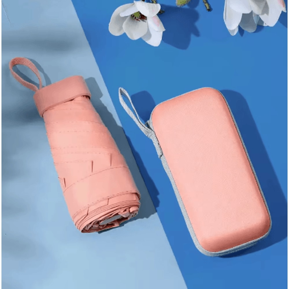 UltraLight Foldable Mini Umbrella Compact Travel Umbrella With UV Protection 5