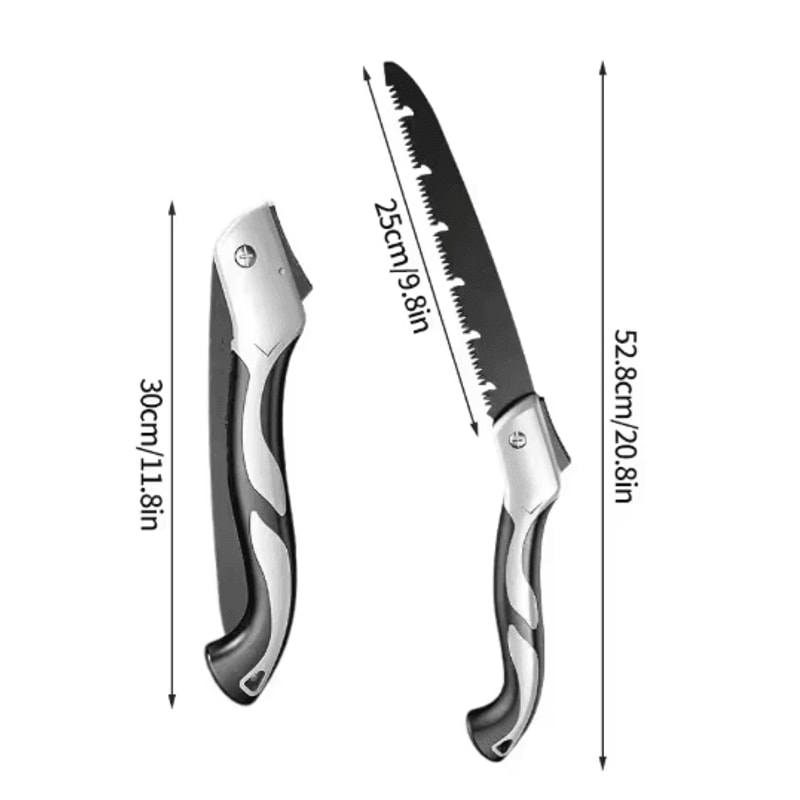 Folding Hand Saw For Gardening Outdoor Use Durable Folding Hand Saw For Wood Cutting Pruning 2