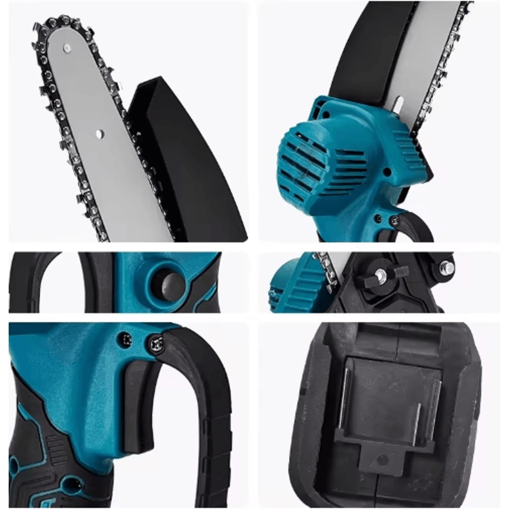6Inch Mini Electric Chainsaw 1700RPM Portable Mini Electric Chainsaw For OneHand Wood Cutting 3