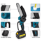 6Inch Mini Electric Chainsaw 1700RPM Portable Mini Electric Chainsaw For OneHand Wood Cutting 4
