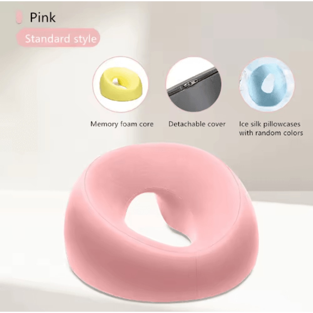 Ergonomic Memory Foam Face Rest Pillow Breathable Face Support Pillow For Salon Comfort Relaxation 4