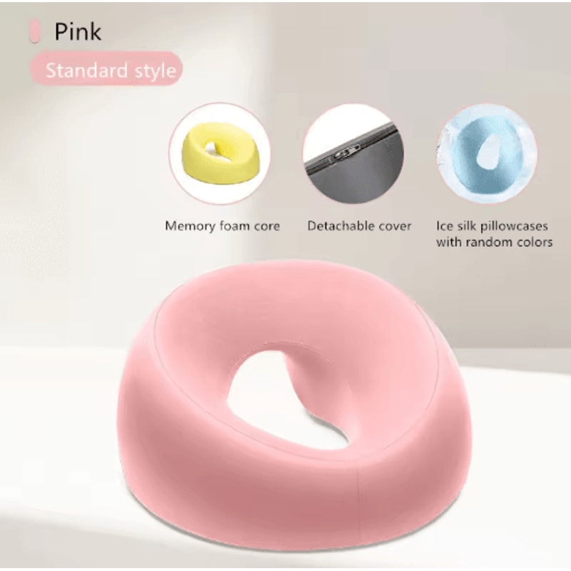 Ergonomic Memory Foam Face Rest Pillow Breathable Face Support Pillow For Salon Comfort Relaxation 4