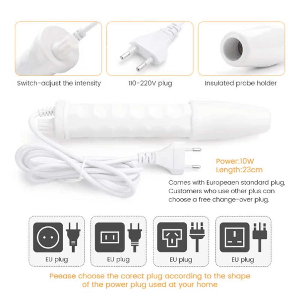 High Frequency Facial Wand Portable High Frequency Skin Device For Acne Care Skin Rejuvenation 5