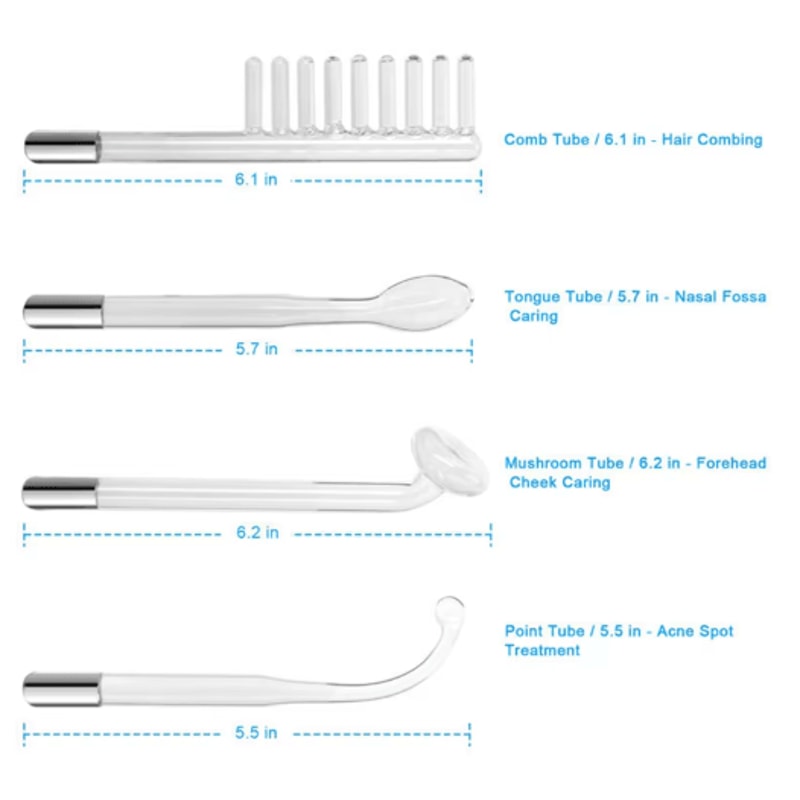 High Frequency Facial Wand Portable High Frequency Skin Device For Acne Care Skin Rejuvenation 7