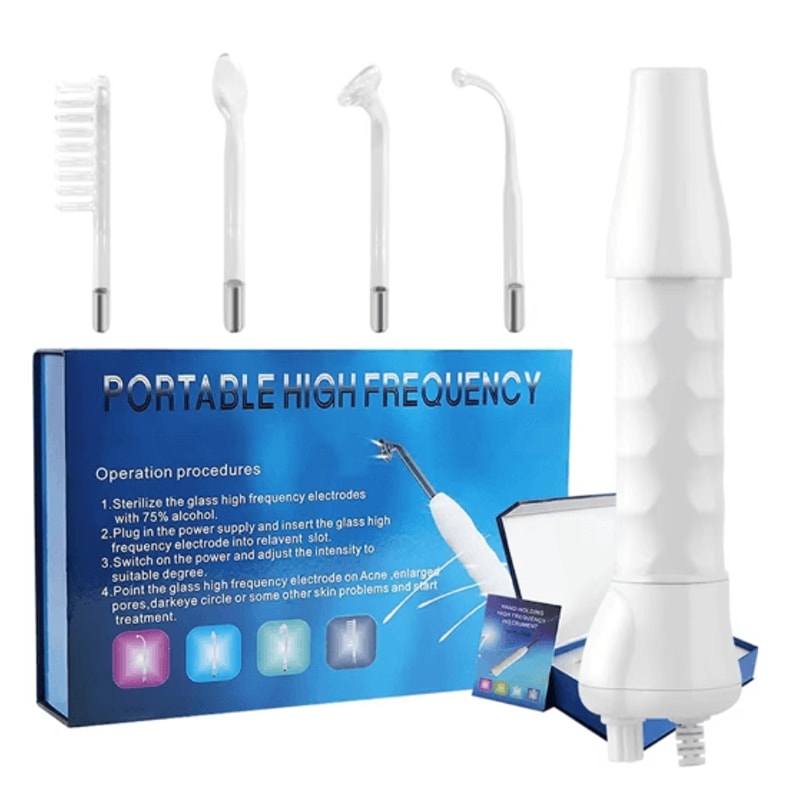 High Frequency Facial Wand Portable High Frequency Skin Device For Acne Care Skin Rejuvenation 0
