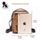 Genuine Leather Mens Crossbody Messenger Bag Classic Leather Messenger Bag For Daily Carry 7