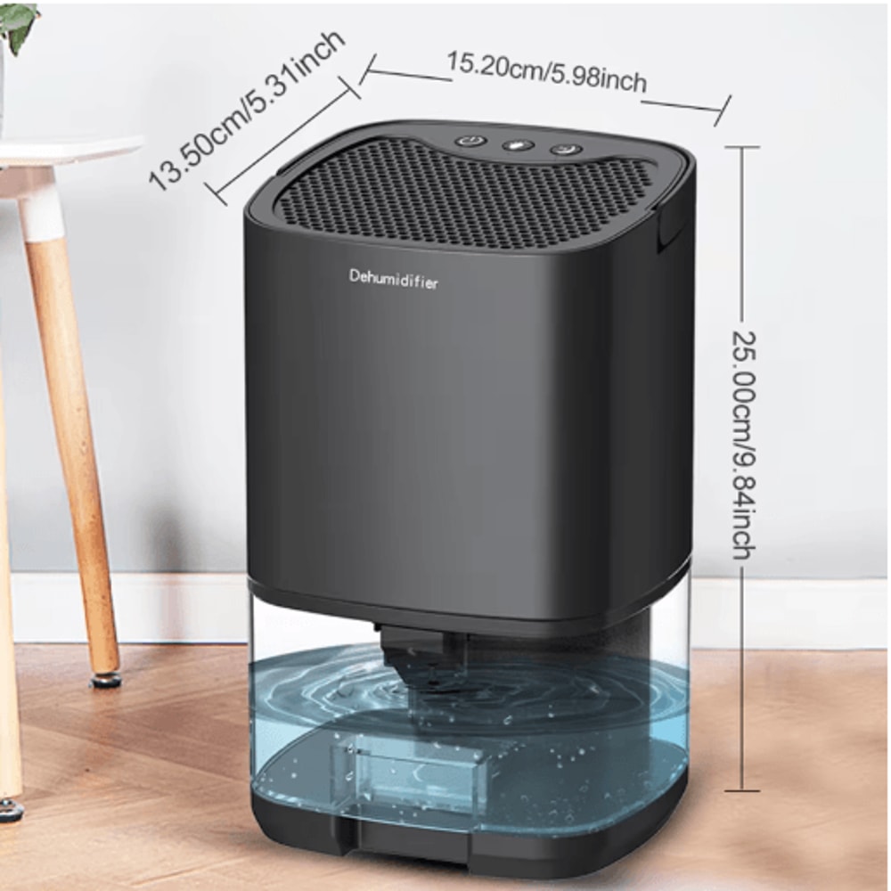 Portable Mini Dehumidifier Quiet Air Dehumidifier For Home Bedroom Office 3