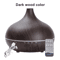 550ML Wood Grain Aroma Diffuser LED Essential Oil Diffuser With Remote Color Lights 2