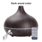 550ML Wood Grain Aroma Diffuser LED Essential Oil Diffuser With Remote Color Lights 2