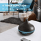 550ML Wood Grain Aroma Diffuser LED Essential Oil Diffuser With Remote Color Lights 5