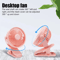 Mini ClipOn USB Fan Quiet Portable Clip Fan With 3 Speed Strong Airflow 6