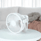 360 Rotating Mini Clip Fan With Night Light Rechargeable Clip On Desk Fan For Portable Cooling 5