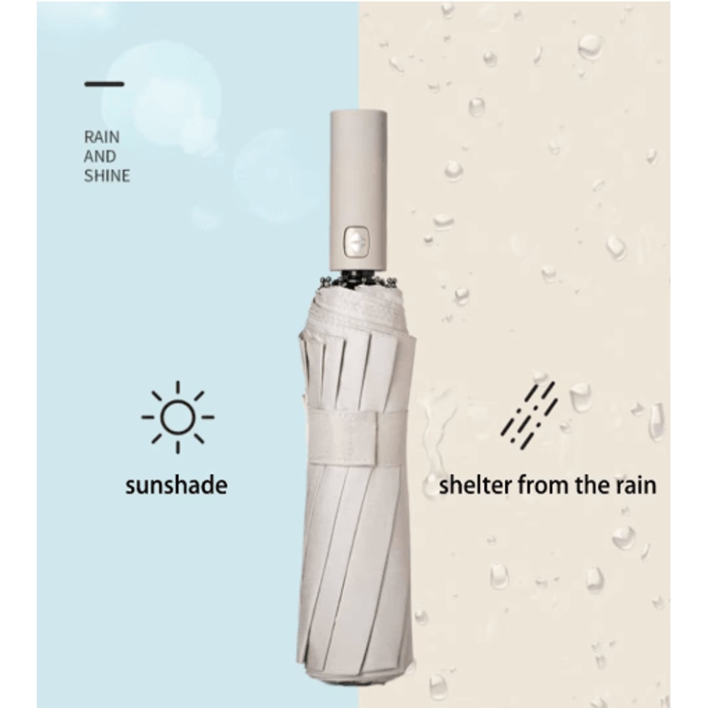 Reinforced 24Rib Wind Resistant Umbrella With UV Protection For Business Daily Use 13