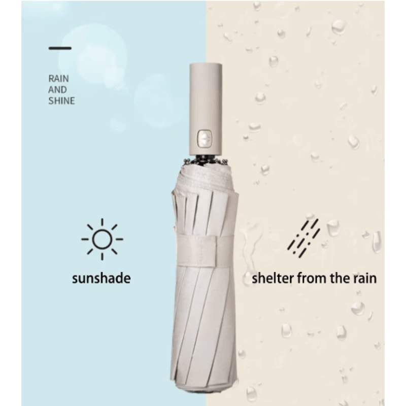 Reinforced 24Rib Wind Resistant Umbrella With UV Protection For Business Daily Use 13