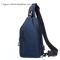 Mens Crossbody Chest Bag With USB Charging Port WaterResistant Casual Sling For Everyday Use 2