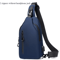 Mens Crossbody Chest Bag With USB Charging Port WaterResistant Casual Sling For Everyday Use 3