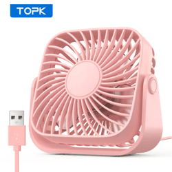 4-inch usb portable mini fan quiet adjustable desk & camping personal fan