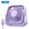4Inch USB Portable Mini Fan Quiet Adjustable Desk Camping Personal Fan 2