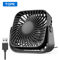 4Inch USB Portable Mini Fan Quiet Adjustable Desk Camping Personal Fan 11