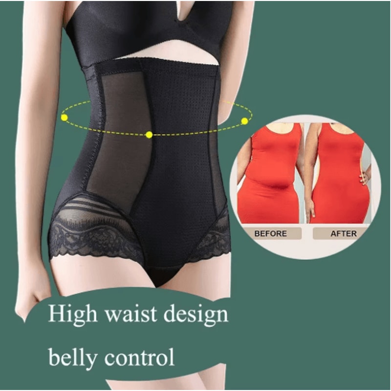 Womens High Waist Tummy Control Shapewear Shorts Slimming Compression Body Shaper 5