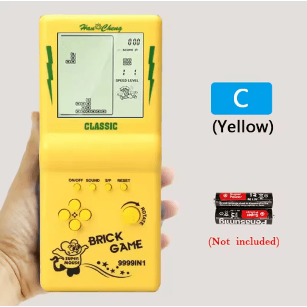 Retro Handheld Tetris Game Console Portable Puzzle Gaming Device For Kids Nostalgic Play 4