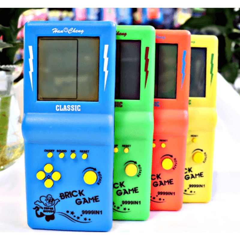 Retro Handheld Tetris Game Console Portable Puzzle Gaming Device For Kids Nostalgic Play 0