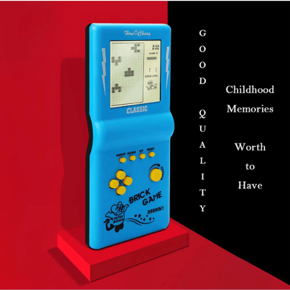 Retro Handheld Tetris Game Console Portable Puzzle Gaming Device For Kids Nostalgic Play 8