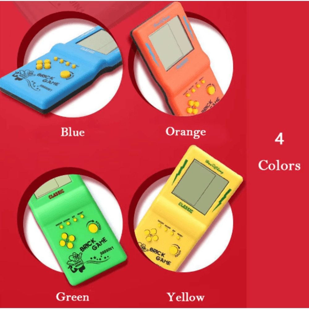 Retro Handheld Tetris Game Console Portable Puzzle Gaming Device For Kids Nostalgic Play 9